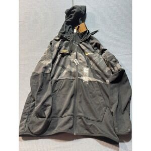 Nike Full Zip Hoodie Mens Large Black Camo DQ4790-010 New With Tags